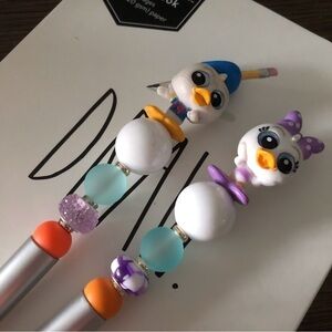 Disney Doorables: Mickey Mouse & Friends: Daisy & Donald Duck handmade pens